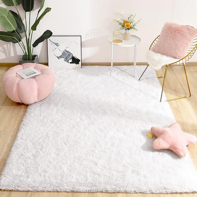 Chicrug Soft Area Rugs for Bedroom Living Room Plush Fluffy Rug 9x12 Feet - Image 6