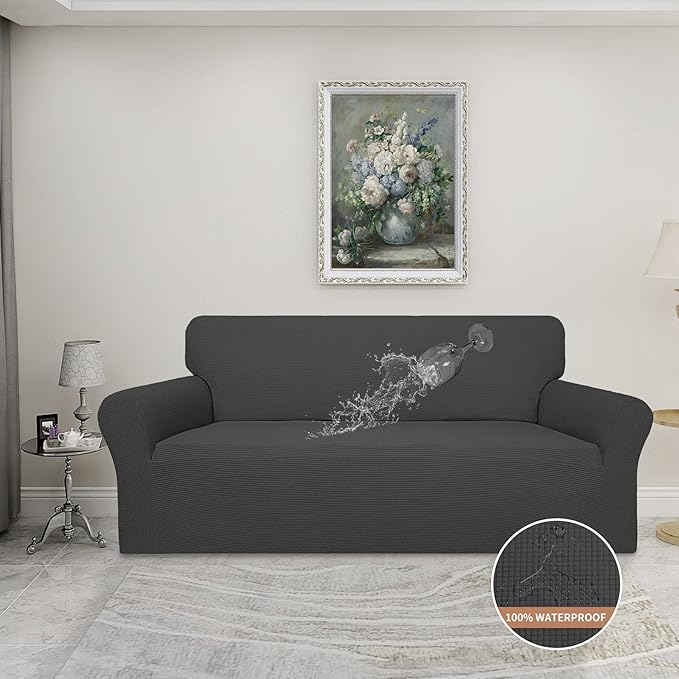 Easy-Going 100% Waterproof Couch Cover, Dual Waterproof Sofa Cover, Stretch - Image 2