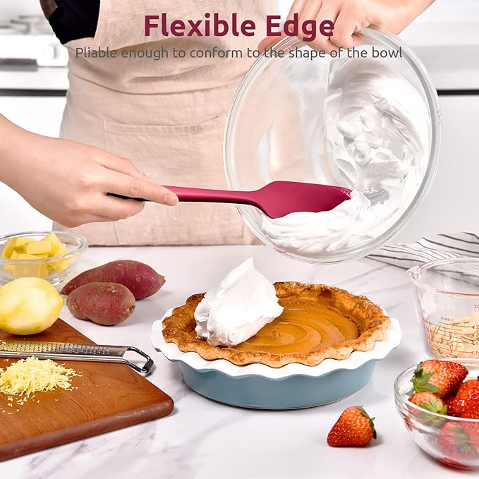 Heat Resistant Silicone Large Spatula: U-Taste 600ºF High Heat Flexible 11.38in - Image 4