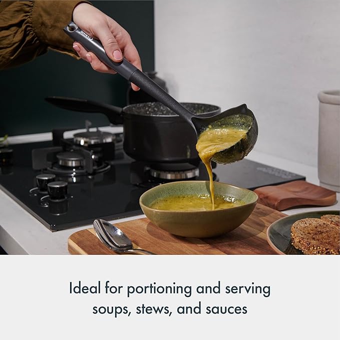 Culinare Soup Ladle with Dual Pouring Spouts & Herb Stripper – Heat-Resistant - Image 8