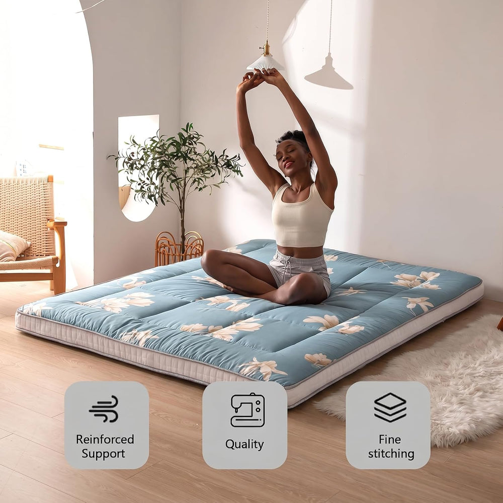 MAXYOYO Futon Mattress, Japanese Floor Mattress Folding Sleeping Pad
