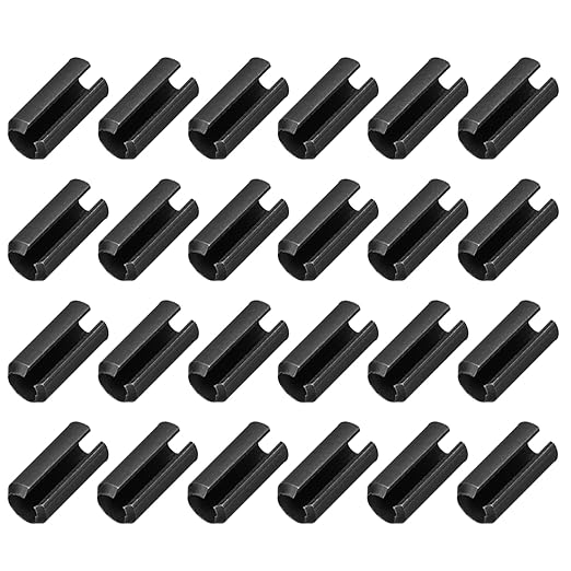 MECCANIXITY 25Pcs Slotted Split Roll Pins 1/2 Inch Dia. 1 Inch Length 65Mn by MECCANIXITY