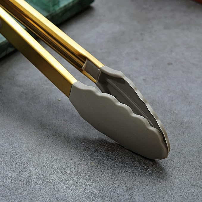 Gold Cooking Tongs, Berglander Heavy Duty Food Tongs - Image 4