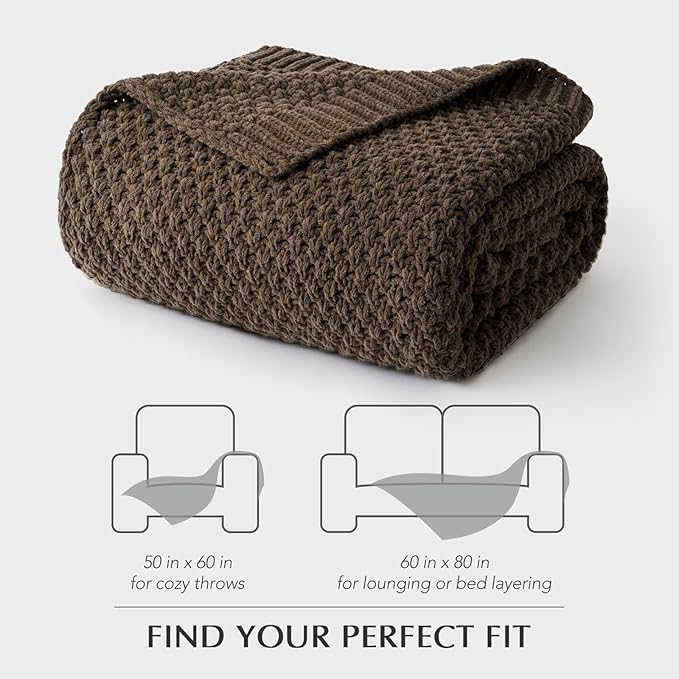 EVERGRACEHOME Chunky Chenille Knit Throw Blanket - Image 8