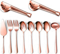 Patelai Serving Utensils Set Include Stainless Steel Large Spoons Slotted by Patelai