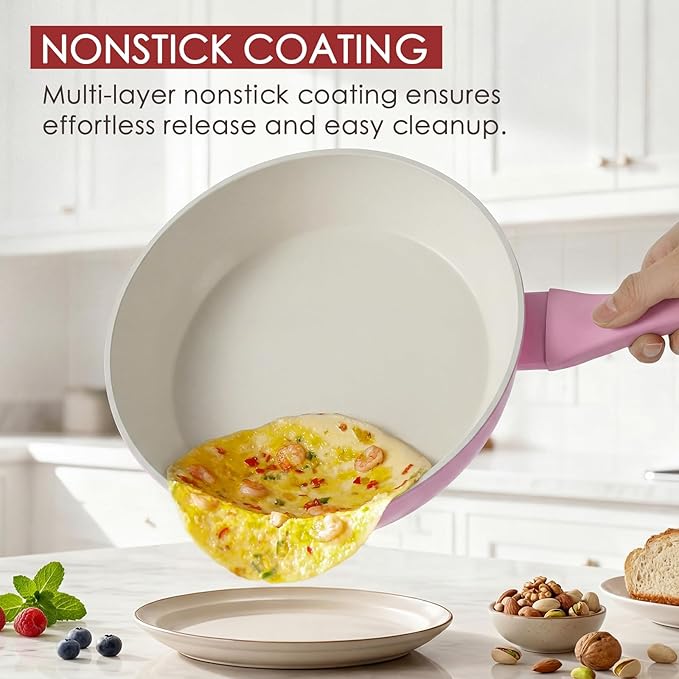 Kikcoin Pots and Pans Set Non Stick 31 Piece Kitchen Nonstick Cooking Cookware - Image 3