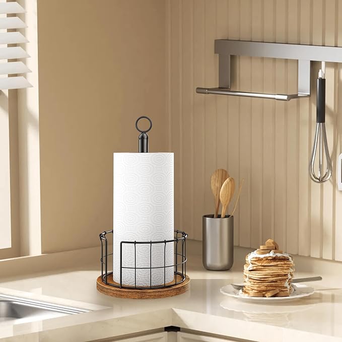 Homode Paper Towel Holder Stand, Countertop Paper Towel Holder - Image 8