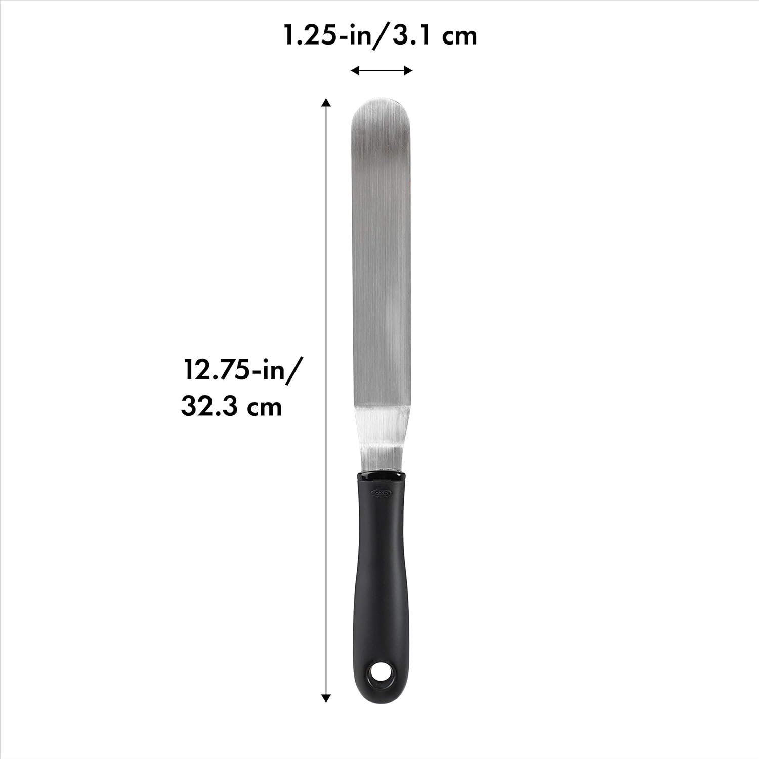 OXO Good Grips Stainless Steel Fish Turner and OXO Good Grips Bent Icing Spatula Bundle