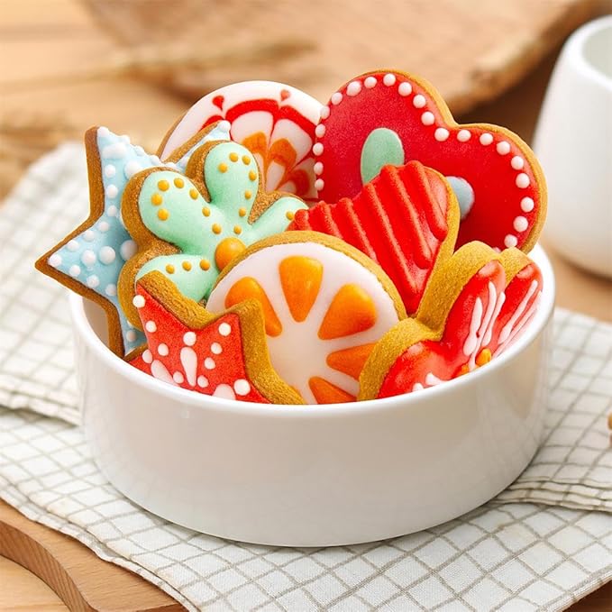 Metal Cookie Cutters Set 12 Pieces, Stainless Steel 3 Heart Cookie Cutters - Image 4