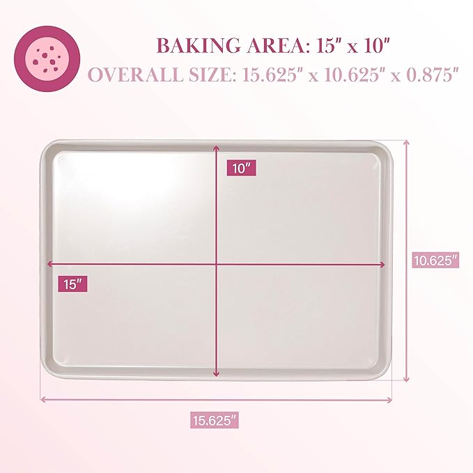 Paris Hilton Nonstick Carbon Steel Bakeware Collection, 15-Inch x 10-Inch - Image 2