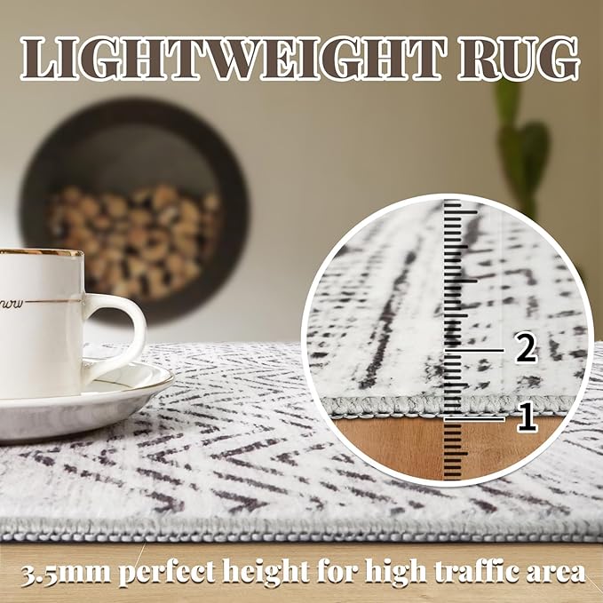 3x10 Washable Hallway Runner Rug - Image 7