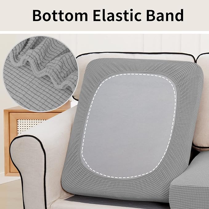 Easy-Going Stretch Individual Chair Couch Cushion Cover Sofa Cushion Furniture - Image 4
