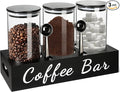 gmisun Coffee Tea Sugar Container Set, Canisters Jars by GMISUN