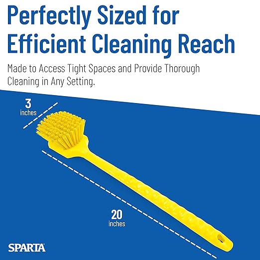 SPARTA 40501EC04 Plastic Large Scrub Brush, Kitchen Brush, Utility Brush - Image 5