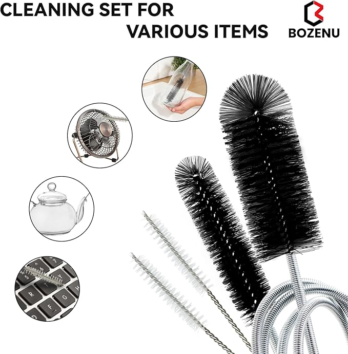 Flexible Drain Brush, 66 Inch Long Double Ended Hose Pipe Cleaners and 58 Inch - Image 6