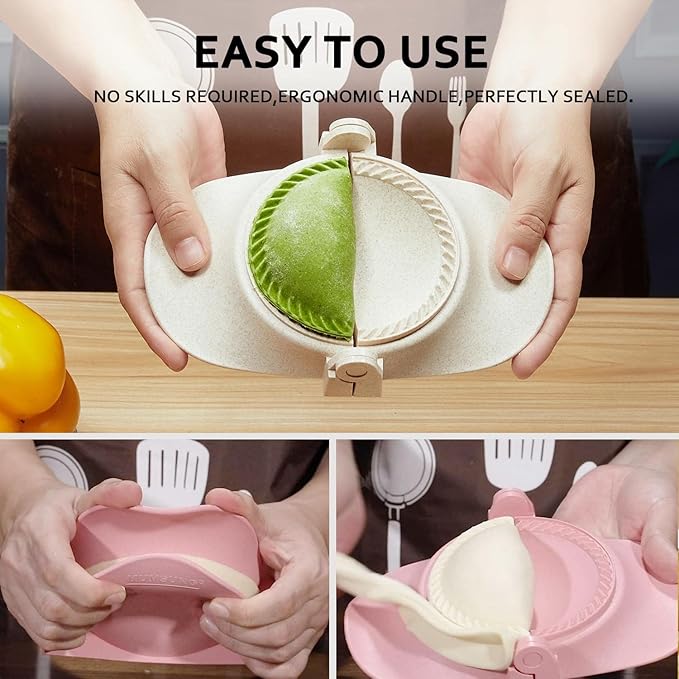 6 Inch Empanada Maker Press, Extra Large Dumpling Maker Set - Image 5