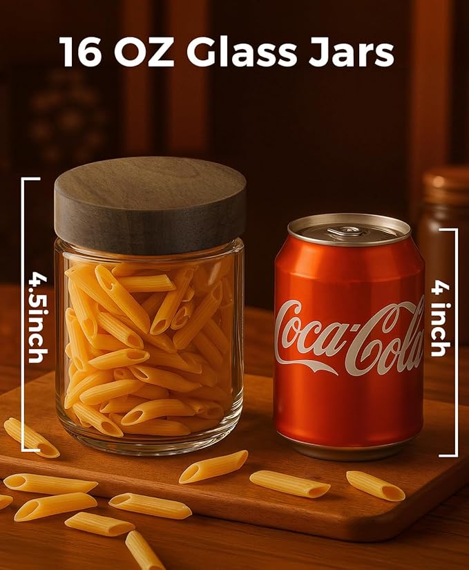 16oz 4 Pack Overnight Oats Containers - Image 4