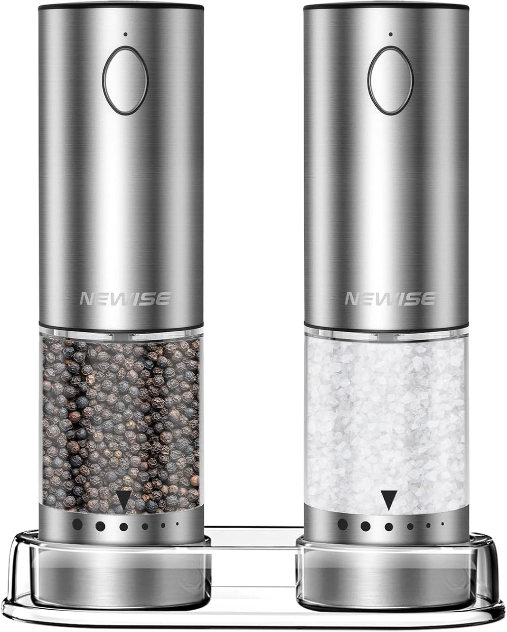 Newise Electric Salt and Pepper Grinder Set