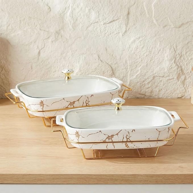 10" x 6" Ceramic Casserole Dish - Image 6