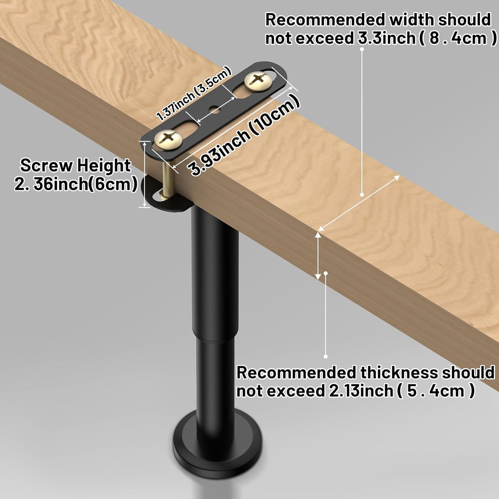Wlrrcwdttc 4 Pcs Adjustable Height Bed Support Legs 5.9-10.5 inch, Bed Frame ...