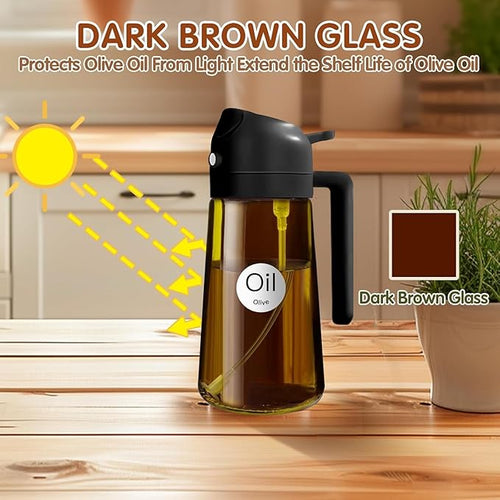 16oz/470ml Glass Olive Oil Sprayer - Image 2