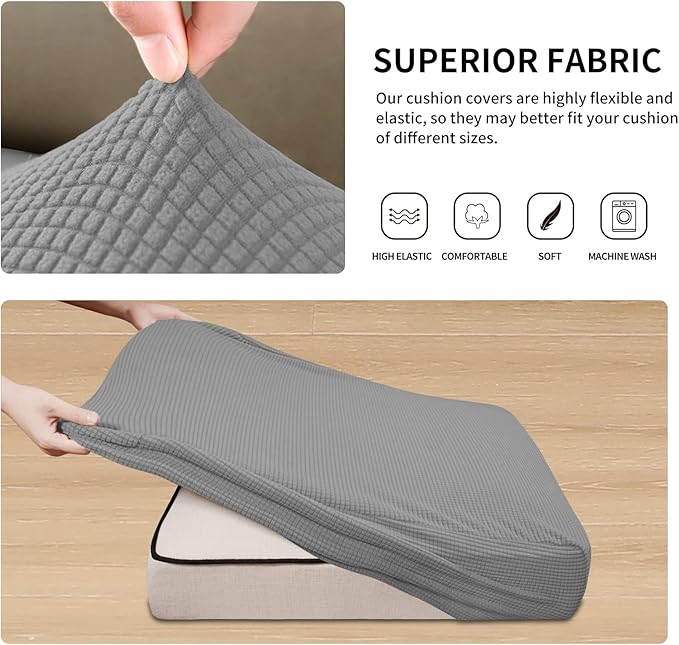 Easy-Going Stretch Individual Chair Couch Cushion Cover Sofa Cushion Furniture - Image 5