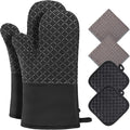 Philorn Oven Mitts and Pot Holders 6pcs, Kitchen Oven Glove High Heat Resistant by Philorn