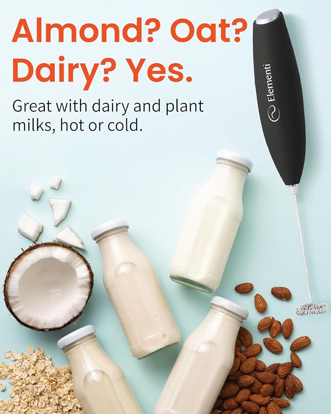 Elementi Milk Frother Wand & Drink Mixer - Image 7
