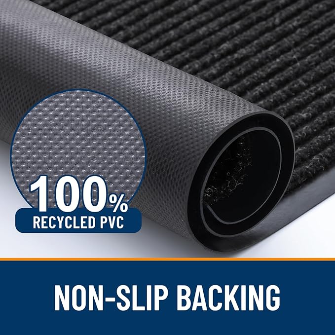 OLANLY Front Door Mat Indoor Outdoor Entrance, Waterproof Heavy Duty Doormat - Image 3