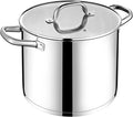 LIANYU 12 QT Stock Pot with Lid, 12 Quart Stainless Steel Large Tall Soup Pot by LIANYU