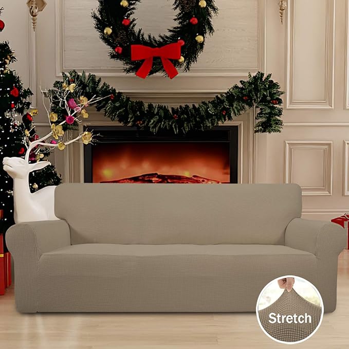 Easy-Going Stretch Sofa Slipcover 1-Piece Sofa Cover Furniture Protector Couch - Image 2