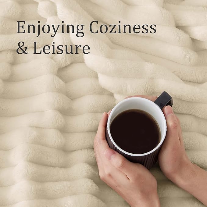 BEDELITE Twin Blanket for Couch & Bed, 300GSM Soft & Warm Fleece Blanket - Image 4