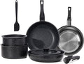 NEWBULIG 12-Piece Nonstick Cookware Set, Detachable Handle Pots and Pans by NEWBULIG