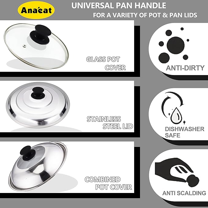 Anaeat Universal Pot Lid Replacement Knobs - Image 5