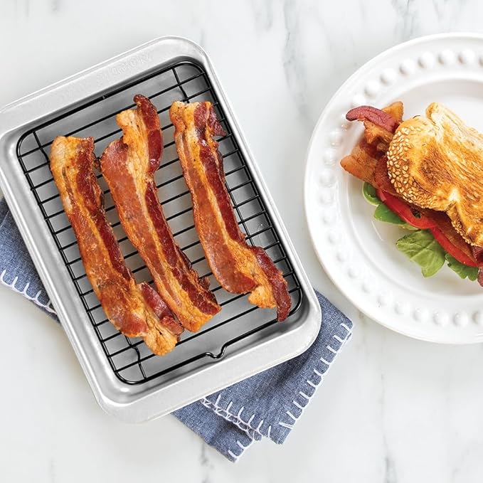 Nordic Ware Naturals 2 Piece Compact Pan Set, Toaster Oven, Counter Ovens - Image 4
