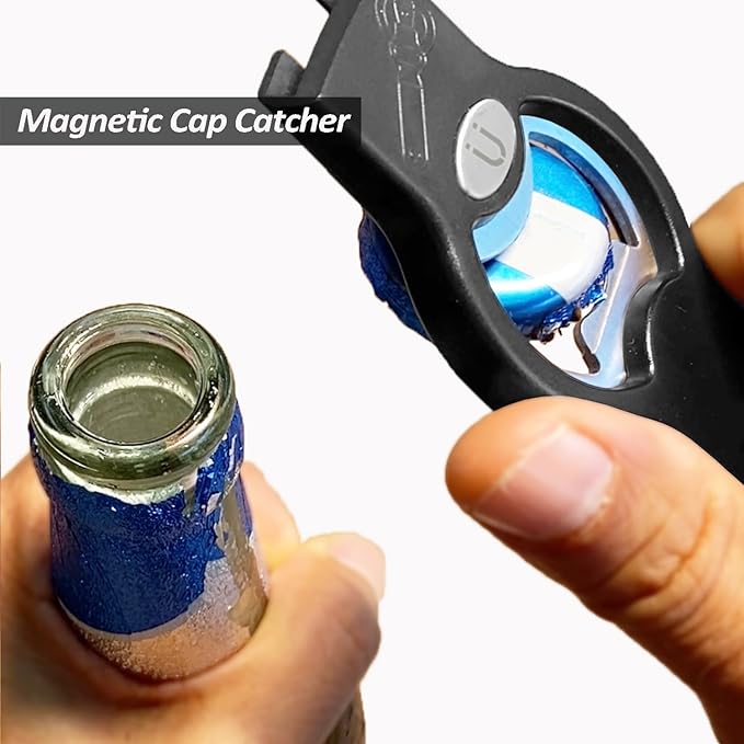 2-in-1 Magnetic Soda Can & Beer Bottle Opener-Dual Magnets - Image 5