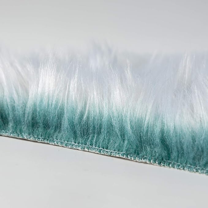 Ashler faux fur rug, Fluffy Shaggy Area Rug Ultra Soft 4 x 6 Feet Rectangle Fur - Image 6