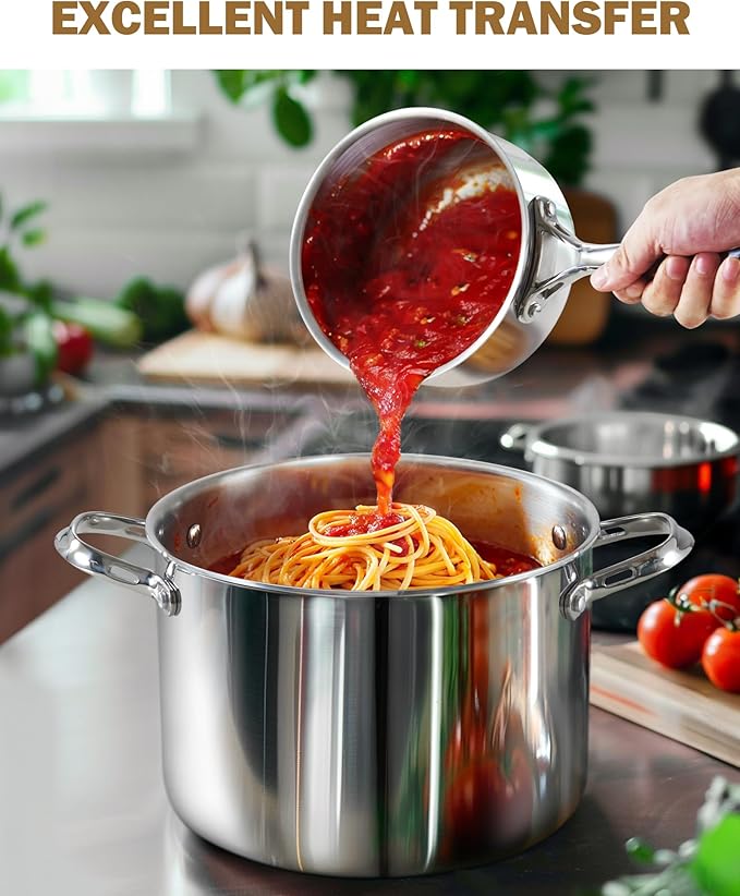 Cooks Standard Stainless Steel Saucepan - Image 4