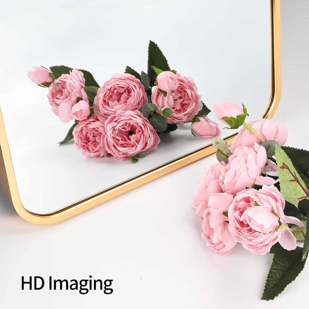 Giftgarden 47"x14" Gold Full Length Mirror Aluminum Framed, Modern ...
