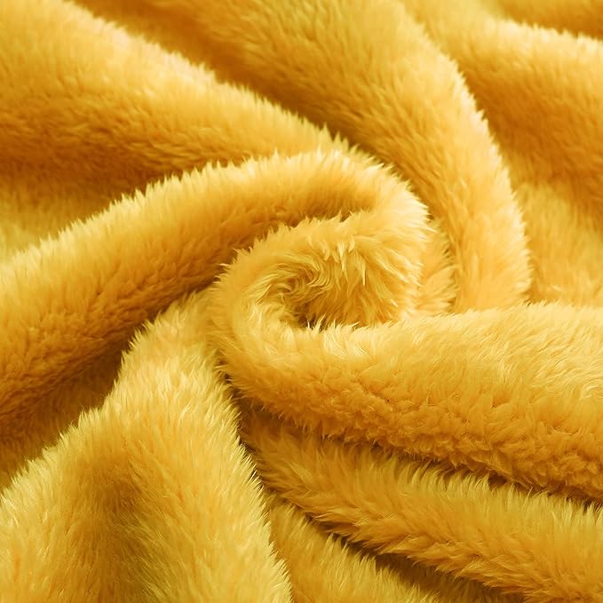 Exclusivo Mezcla Plush Fuzzy Fleece Throw Blanket, Super Soft, Fluffy and Warm - Image 8