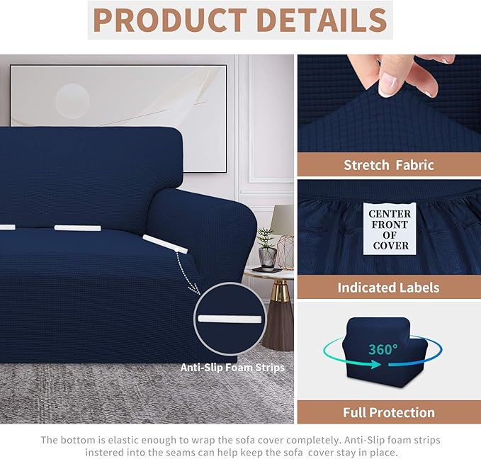 Easy-Going 100% Waterproof Chair Couch Cover, Dual Waterproof Sofa Cover - Image 4