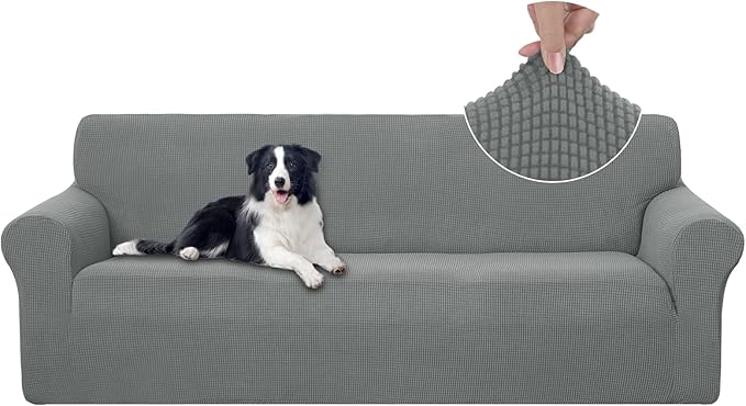 U-NICE HOME 4 Seater Stretch Couch Cover Sofa Cover Washable Sofa Slipcover by U-NICEHOME