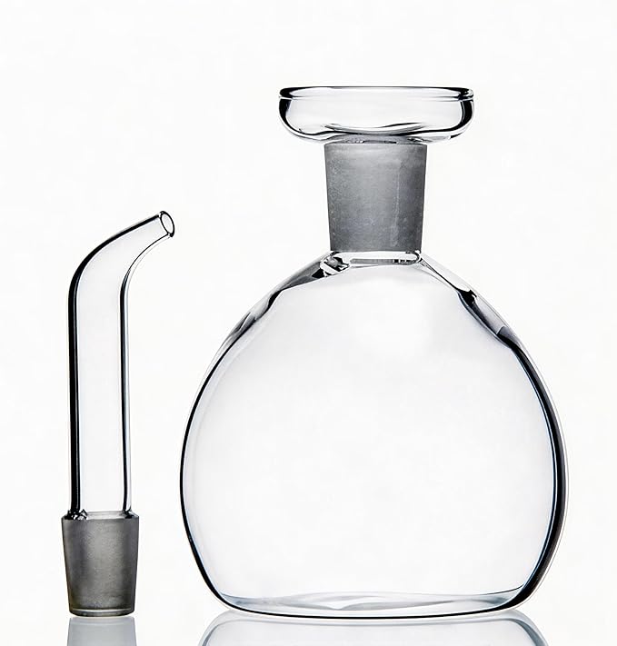 ELETON Cylindrical 16 oz Olive Oil Dispenser Bottle Glass - Image 8