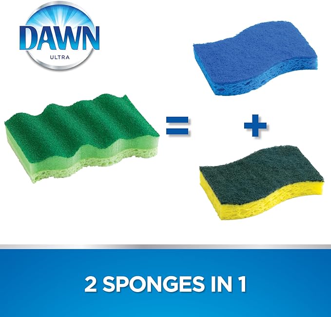 Dawn Power Clean Dual-Sided Scrubber Sponges - Image 5