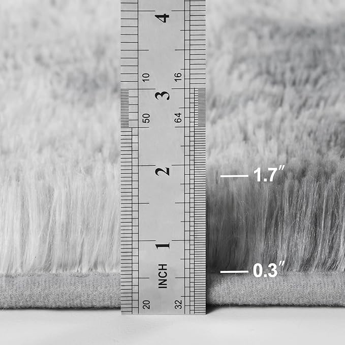 Large Shag Area Rugs 9 x 12, Tie-Dyed Plush Fuzzy Rugs - Image 2