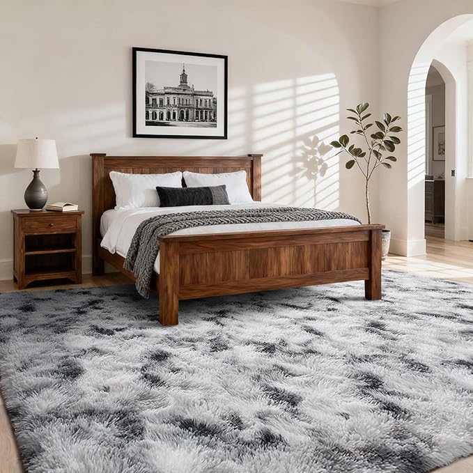 8x10 Ft Extra Large Shag Rugs for Living Room, Tie Dyed Ultra Soft Fluffy Furry - Image 3