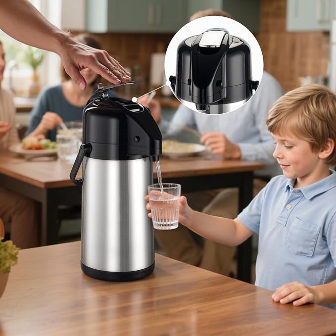 PARACITY Upgraded Airpot Coffee Carafe