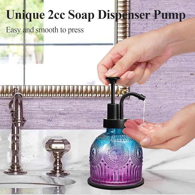 SheeChung Vintage Soap Dispenser, Kitchen Dish Soap Dispensers - Image 2