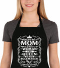 Funny Aprons for Mom, Kitchen Cooking Apron with 2 Pockets for Mother | Cute Baking Apron for Mum, Retirement Birthday Gift for Mother Wife Stepmom