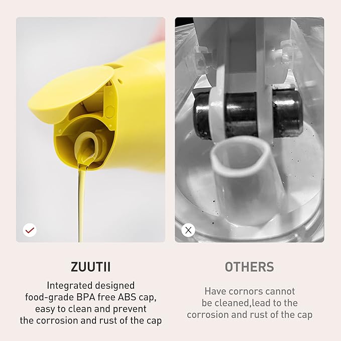 Zuutii Olive Oil Dispenser, Drip Free Spout Oil Container - Image 4